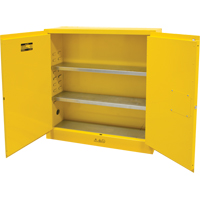 Armoire pour produits inflammables, 24 gal., 2 Porte(s), 43" La x 44" h x 12" p Superchem Industries