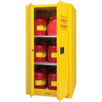 Armoire pour produits inflammables, 60 gal., 2 Porte(s), 34" La x 65" h x 34" p Superchem Industries