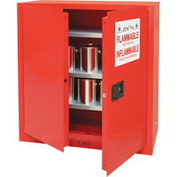 Paint/Ink Cabinet, 45 gal., 3 Shelves Superchem Industries