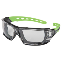 Z2500 Series Safety Glasses with Foam Gasket, Clear Lens, Anti-Scratch, ANSI Z87+/Meets/Exceeds CSA Z94.3 Superchem Industries