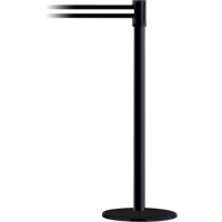 Poteau receveur robuste &agrave; ligne double, Hauteur de 38", Jaune Superchem Industries
