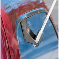 Safety Whip&reg; Light-Duty Whips, Window Mount, 5' High, Orange Superchem Industries