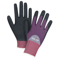 Gants enduits de premi&egrave;re qualit&eacute; ZX-2, 8/Moyen, R&ecirc;vetement Nitrile/Mousse de nitrile, Calibre 18, Enveloppe en Nylon Superchem Industries