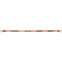 Barre pour c&ocirc;ne de circulation r&eacute;tractable, Longueur d&eacute;ploy&eacute;e de 7' 5'', Noir/Orange Superchem Industries