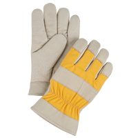 Gants de travail doubl&eacute;s pour l'hiver de premi&egrave;re qualit&eacute;, Moyen, Paume en Cuir fleur de porc, Doublure en Molleton de mousse Superchem Industries