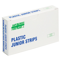 Bandages en bandes Juniors, Rectangulaire/carr&eacute;e, 1-1/2", Plastique, Non st&eacute;rile Superchem Industries