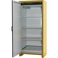 30-Minute EN Safety Storage Cabinet, 30 gal., 1 Door, 34.02" W x 76.65" H x 24.21" D Superchem Industries