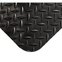 Tapis Smart No 497, Losange, 4' x 10' x 1", Noir, PVC/Ur&eacute;thane Superchem Industries