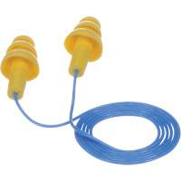 Bouchons d'oreilles pr&eacute;moul&eacute;s E-A-R Ultrafit, Avec cordon, Vrac - Sac en poly, 25 dB NRR, Taille unique Superchem Industries