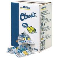 Bouchons d'oreilles classiques E-A-R, Vrac - Sac en poly, Avec cordon Superchem Industries