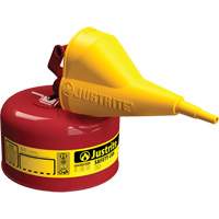 Safety Cans, Type I, Steel, 1 US gal., Red, FM Approved/UL/ULC Listed Superchem Industries