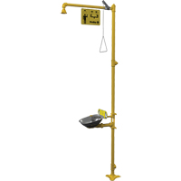 Halo Combination Emergency Shower & Eyewash Station Superchem Industries