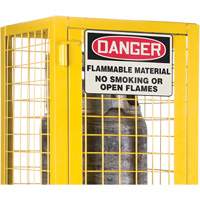 Armoire de s&eacute;curit&eacute; pour cylindres de gaz conforme aux normes de la CSA, nbre de bouteilles: 2, 17" , 17" , 69" , Jaune Superchem Industries
