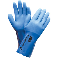 Triple Dip Gloves, Size X-Large/10, 12" L, PVC, Flock-Lined Inner Lining, 35-mil Superchem Industries