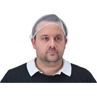 Hair Nets, Nylon, 21"/Large, White Superchem Industries