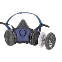 Respirateur &agrave; demi-masque 7000 pr&eacute;-assembl&eacute; pour la peinture pulv&eacute;ris&eacute;e/pesticides, &eacute;lastom&egrave;re/Thermoplastique, Moyen Superchem Industries