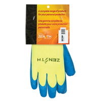 Gants haute visibilit&eacute; doubl&eacute;s d'acrylique de caoutchouc naturel, 8, R&ecirc;vetement Latex de caoutchouc, Calibre 7, Enveloppe en Acrylique Superchem Industries