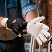 Anti-Vibration Air Glove&reg;, Size Medium, Pearl Leather Palm Superchem Industries