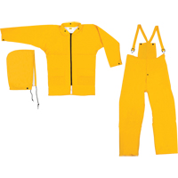 Natpac Rain Suit, Nylon, Small, Yellow Superchem Industries