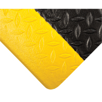 Tapis Tuf Sponge No 452, Losange, 3' x 60' x 1/2", Noir/Jaune, &eacute;ponge en PVC Superchem Industries