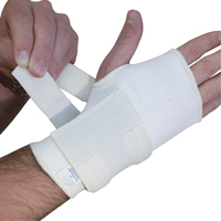 Ambidextrous Wrist Supports, Cotton/Elastic, Small Superchem Industries