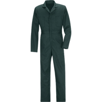 Coveralls, Men's, Green, Size 36 Superchem Industries