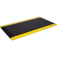 WD Deck Plate Mats, Diamond, 2' x 75' x 5/8", Black/Yellow, Sponge Superchem Industries