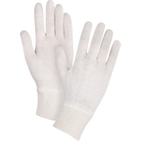 Mediumweight Inspection Gloves, Poly/Cotton, Knit Wrist Cuff, Ladies Superchem Industries