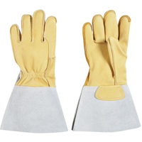 Welding Gloves, Grain Cowhide, Size Small Superchem Industries