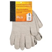 Heavyweight Dotted String Knit Gloves, Poly/Cotton, Single Sided, 7 Gauge, Large Superchem Industries