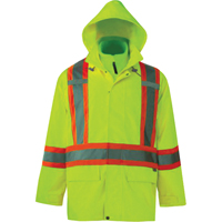 Vestes de s&eacute;curit&eacute; 3 en 1 Journeyman, Polyester, Jaune lime haute visibilit&eacute;, Petit Superchem Industries