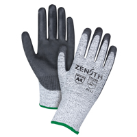 Gants &eacute;lastiques sans coutures r&eacute;sistants &agrave; la coupe, Taille Moyen/8, Calibre 13, Rev&ecirc;tement Polyur&eacute;thane, Enveloppe en PEHP, ANSI/ISEA 105 niveau 4/EN 388 niveau 5 Superchem Industries