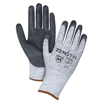 Gants &eacute;lastiques sans coutures r&eacute;sistants &agrave; la coupe, Taille Grand/9, Calibre 13, Rev&ecirc;tement Polyur&eacute;thane, Enveloppe en PEHP, ANSI/ISEA 105 niveau 4/EN 388 niveau 5 Superchem Industries