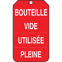 &eacute;tiquettes de s&eacute;curit&eacute; d'inspection et de contr&ocirc;le de l'&eacute;tat de l'&eacute;quipement, Papier cartonn&eacute;, 3-3/8" la x 5-7/8" h, Français Superchem Industries