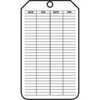 &eacute;tiquettes de s&eacute;curit&eacute; d'inspection et de contr&ocirc;le de l'&eacute;tat de l'&eacute;quipement, Papier cartonn&eacute;, 3-1/8" la x 5-7/8" h, Français Superchem Industries