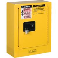 Sure-Grip&reg; EX Mini Flammable Safety Cabinet, 2 Gal., 1 Door, 17" W x 22" H x 8" D Superchem Industries