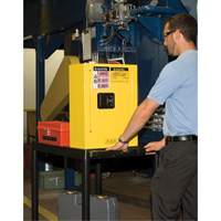 Sure-Grip&reg; EX Mini Flammable Safety Cabinet, 2 Gal., 1 Door, 17" W x 22" H x 8" D Superchem Industries