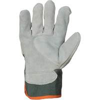 Gants d'ajusteur Endura, Grand, Paume en Cuir refendu, Doublure en Coton Superchem Industries