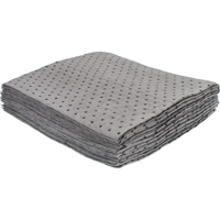 Premium Bonded Sorbent Pads, Universal, 15" x 17", 8 gal. Absorbancy Superchem Industries