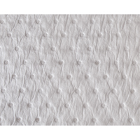 Premium Fine Fiber Sorbent Pads, Oil Only, 15" x 17", 25 gal. Absorbancy Superchem Industries