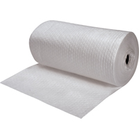 Premium Fine Fiber Sorbent Rolls, Heavyweight, 150' L x 30" W, 50 gal. Absorbancy Superchem Industries