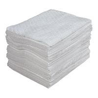 Premium Laminated (SMS) Sorbent Pads, Oil Only, 15" x 17", 30 gal. Absorbancy Superchem Industries