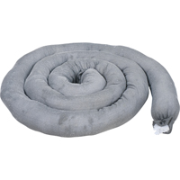 Remblais tubulaires absorbants, Universel, Absorption 40 gal., 3" la x 10' lo, Pqt de 10 Superchem Industries