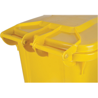 Yellow Mobile Container, Polyurethane, 63 Gallons/63 US gal. Superchem Industries