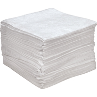 Premium Anti Static Sorbent Pads, Oil Only, 15" x 18", 25 gal. Absorbancy Superchem Industries