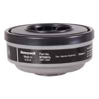 Cartouches pour respirateur s&eacute;rie N de North, Cartouche gaz/vapeur, Vapeur organique Superchem Industries