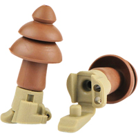 Bouchons d'oreilles BattlePlugs Impulse, Sans cordon, Paire - Boîtier en plastique, 24 dB NRR, Grand Superchem Industries