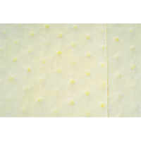 Feuilles absorbantes lamin&eacute;es (SMS) de premi&egrave;re qualit&eacute;, Mati&egrave;res dangereuses, 15" x 17", 30 gal. d'absorption Superchem Industries