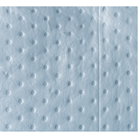 Premium Blue Bonded Sorbent Pads, Oil Only, 15" x 18", 30 gal. Absorbancy Superchem Industries