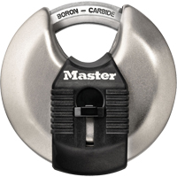 Cadenas prot&eacute;g&eacute; Magnum, Argent, Cl&eacute;s diff&eacute;rentes, Acier tremp&eacute;, Largeur de 2-3/4" Superchem Industries